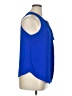 Meraki 100% Polyester Blue Sleeveless Blouse Size XL - photo 4