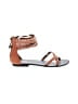 Nine West Orange Brown Sandals Size 8 - photo 1