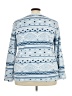 Danskin Now 100% Polyester Print Blue Pullover Sweater Size 3X - photo 2