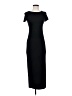 Bebe Solid Black Casual Dress Size S - photo 1