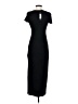 Bebe Solid Black Casual Dress Size S - photo 2