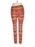 Lularoe Print Orange Leggings Size 1X (Tall & Curvy) - photo 2