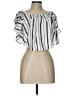 Bershka White Short Sleeve Blouse Size L - photo 1