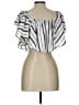Bershka White Short Sleeve Blouse Size L - photo 2