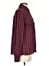 CAbi 100% Polyester Plaid Burgundy Long Sleeve Blouse Size S - photo 4