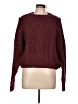 Elodie Burgundy Pullover Sweater Size L - photo 1