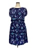 Mossimo 100% Polyester Paisley Blue Casual Dress Size XXL - photo 1