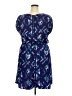 Mossimo 100% Polyester Paisley Blue Casual Dress Size XXL - photo 2