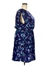 Mossimo 100% Polyester Paisley Blue Casual Dress Size XXL - photo 4