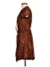 To The Max 100% Polyester Paisley Brown Cocktail Dress Size 2 - photo 5