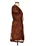 To The Max 100% Polyester Paisley Brown Cocktail Dress Size 2 - photo 4