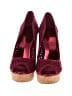 Jimmy Choo Burgundy Red Wedges Size EU 38 - photo 2