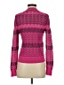 oasis Chevron-herringbone Pink Turtleneck Sweater Size S - photo 2