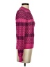 oasis Chevron-herringbone Pink Turtleneck Sweater Size S - photo 4