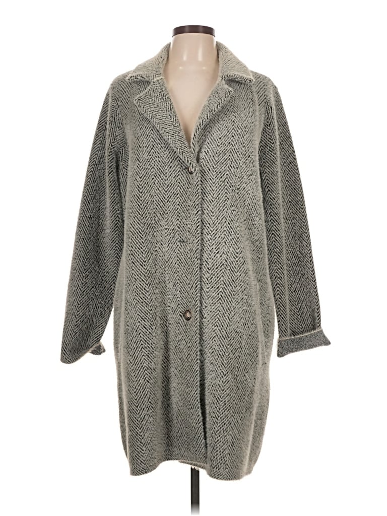 Pre-owned Nvlt Coat In Gray