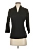 Cutter & Buck 100% Polyester Black 3/4 Sleeve Top Size XS - photo 1