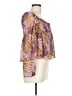 Lily Star Purple Long Sleeve Blouse Size L - photo 4