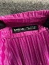 Shein 100% Polyester Metallic Pink Purple Long Sleeve Blouse Size 4 - photo 7