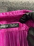 Shein 100% Polyester Metallic Pink Purple Long Sleeve Blouse Size 4 - photo 8