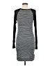 BCBGMAXAZRIA Houndstooth Black Gray Casual Dress Size M - photo 2