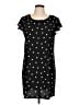 Adrienne Vittadini 100% Polyester Polka Dots Black Casual Dress Size 12 - photo 1