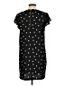 Adrienne Vittadini 100% Polyester Polka Dots Black Casual Dress Size 12 - photo 2