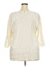 Adrienne Vittadini Ivory 3/4 Sleeve Blouse Size 3X - photo 2