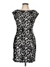 Guess 100% Polyester Graphic Silver Cocktail Dress Size 12 - photo 1