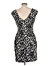 Guess 100% Polyester Graphic Silver Cocktail Dress Size 12 - photo 2