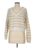 American Eagle Outfitters Stripes Ivory Pullover Sweater Size M - photo 1