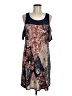 Naif Print Brown Casual Dress Size M - photo 1