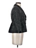 Nanette Lepore Stripes Gray Blazer Size 2 - photo 4