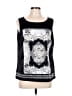 212 Collection Black Sleeveless Blouse Size L - photo 1