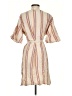 Universal Thread Stripes Tan Casual Dress Size XS - photo 2