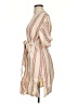 Universal Thread Stripes Tan Casual Dress Size XS - photo 5