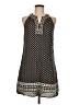 THML 100% Rayon Print Multi Color Black Casual Dress Size M - photo 1