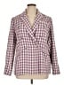 Ellen Tracy Houndstooth Purple Blazer Size XL - photo 1
