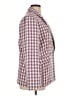 Ellen Tracy Houndstooth Purple Blazer Size XL - photo 4