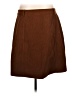 Bagatelle 100% Polyester Solid Brown Casual Skirt Size L - photo 2