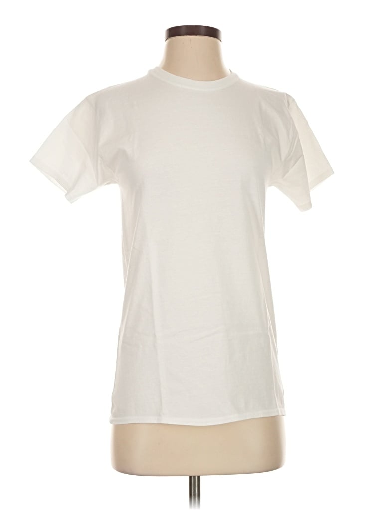 Pre-owned Hanes Active T-shirt In White