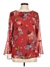 CAbi 100% Polyester Red 3/4 Sleeve Blouse Size M - photo 1