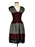 Max Studio Argyle Burgundy Cocktail Dress Size S - photo 1