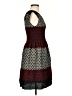 Max Studio Argyle Burgundy Cocktail Dress Size S - photo 4