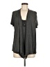 Lavish Gray Short Sleeve Blouse Size M - photo 1