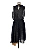 Vince. 100% Polyester Stars Polka Dots Blue Black Cocktail Dress Size XS - photo 1