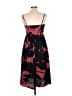 Ann Taylor LOFT 100% Polyester Print Black Cocktail Dress Size 4 - photo 2