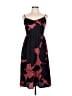 Ann Taylor LOFT 100% Polyester Print Black Cocktail Dress Size 4 - photo 1