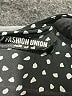 Fashion Union 100% Polyester Polka Dots Black Jumpsuit Size 4 - photo 4