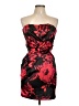 Snap 100% Polyester Red Cocktail Dress Size 11 - photo 1