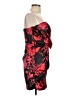 Snap 100% Polyester Red Cocktail Dress Size 11 - photo 4